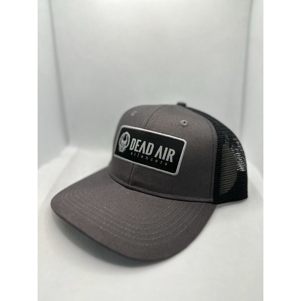 Dead Air Silencers Men’s Hat SnapBack Mesh Back Embroidered Gray